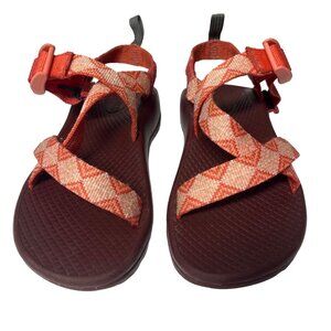 Chaco‎ Z/1 Kaleido Peach Ecotread Sport Hiking Sandals Girls size 13